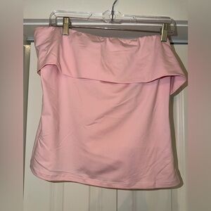 Chic Off-Shoulder Pink Blouse
